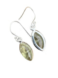 Prehnite Solid 925 Sterling Silver Earrings