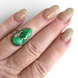 Kingman Peacock Dahlia Solid 925 Sterling Silver Ring 5