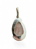 Rose Quartz Silver Overlay Pendant