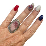 Cobalto Calcite Solid 925 Sterling Silver Ring 8