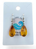 Baltic Amber Solid 925 Sterling Silver Earrings