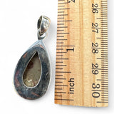 Crazy Lace Agate teardrop Solid 925 Sterling Silver Pendant