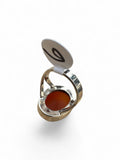 Carnelian Solid 925 Sterling Silver Ring 6