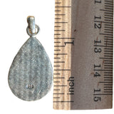 Green Rainbow Moonstone Solid 925 Sterling Silver Pendant