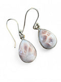 Natrolite Solid 925 Sterling Silver Earrings