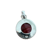 Ruby Solid 925 Sterling Silver Pendant