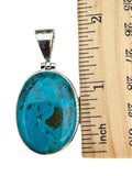 Shattuckite Solid 925 Sterling Silver Pendant