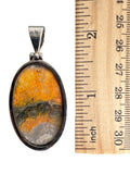 Bumblebee Jasper Solid 925 Sterling Silver Pendant