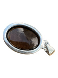 Smoky Topaz Solid 925 Sterling Silver Pendant