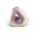 RARE Trapiche Amethyst Solid 925 Sterling Silver Ring 9.5