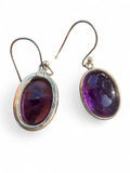 Amethyst Solid 925 Sterling Silver Earrings