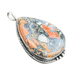 Maligano Jasper Solid 925 Sterling Silver Pendant