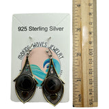 Mudd Crack Solid 925 Sterling Silver Earrings