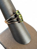 Peridot Solid 925 Sterling Silver Ring 7