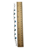 Paraiba Blue Opal Solid 925 Sterling Silver Bracelet
