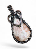 Scolecite Copper Wrapped Pendant