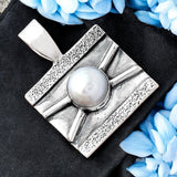 Pearl Solid 925 Sterling Silver Pendant