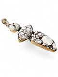 Wild Horse Jasper Silver Overlay Pendant