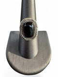 Black Onyx Solid 925 Sterling Silver Ring 8.5