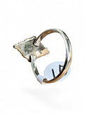 Golden Hills Turquoise Solid 925 Sterling Silver Ring 10