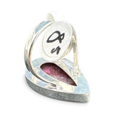 Rhodonite Solid 925 Sterling Silver Ring 8.5