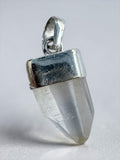 Quartz Point Solid 925 Sterling Silver Pendant