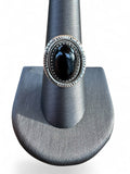 Black Onyx Solid 925 Sterling Silver Ring 8.5