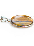 Tiger Eye Solid 925 Sterling Silver Pendant