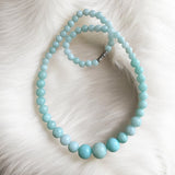 Amazonite Graduated Beaded Necklace