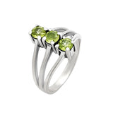 Peridot Solid 925 Sterling Silver Ring