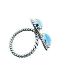 Ethiopian Opal Solid 925 Sterling Silver Ring ADJ
