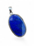 Blue Lapis Solid 925 Sterling Silver Pendant