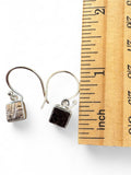 Meteorite Solid 925 Sterling Silver Earrings