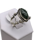 Seraphinite Solid 925 Sterling Silver Ring