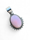 Pink Conch Solid 925 Sterling Silver Pendant