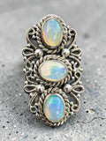 Ethiopian Opal Solid 925 Sterling Silver Ring 6
