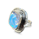 Mercury Mystic Topaz Solid 925 Sterling Silver Ring 6