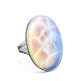 Natrolite Solid 925 Sterling Silver Ring 6