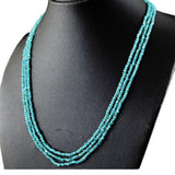 Blue Apatite Beaded Necklace