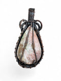 Scolecite Copper Wrapped Pendant