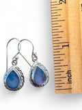 Australian Opal Solid 925 Sterling Silver Earrings