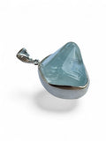 Blue Topaz Solid 925 Sterling Silver Pendant