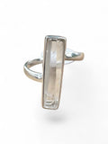 Lemurian Quartz Solid 925 Sterling Silver Ring 6