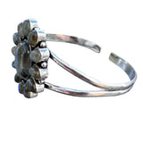 Labradorite Solid 925 Sterling Silver Cuff Bracelet