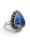 Monarch Opal Solid 925 Sterling Silver Ring 7.5