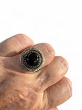 Black Onyx Solid 925 Sterling Silver Ring 6.5