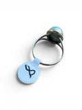 Caribbean Larimar Solid 925 Sterling Silver Ring 8