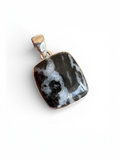White Buffalo Solid 925 Sterling Silver Pendant