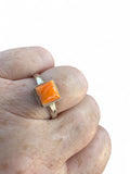 Spiny Oyster Solid 925 Sterling Silver Ring 8