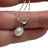 Freshwater Pearl Solid 925 Sterling Silver Necklace